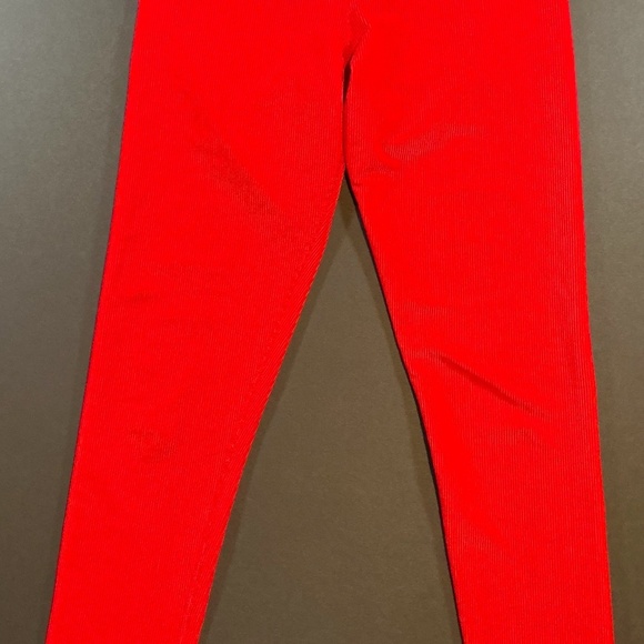 Beach Riot Cara Rib Legging Red High-Rise Ribbed Size Small - Picture 2 of 10
